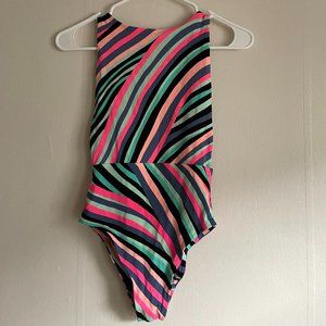 Curtsy Aerie high rise one piece swimsuit, low back